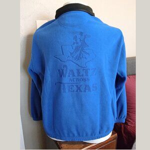 Vintage Waltz Across Texas Country Western Dance Event Embroidered Fleece Jacket